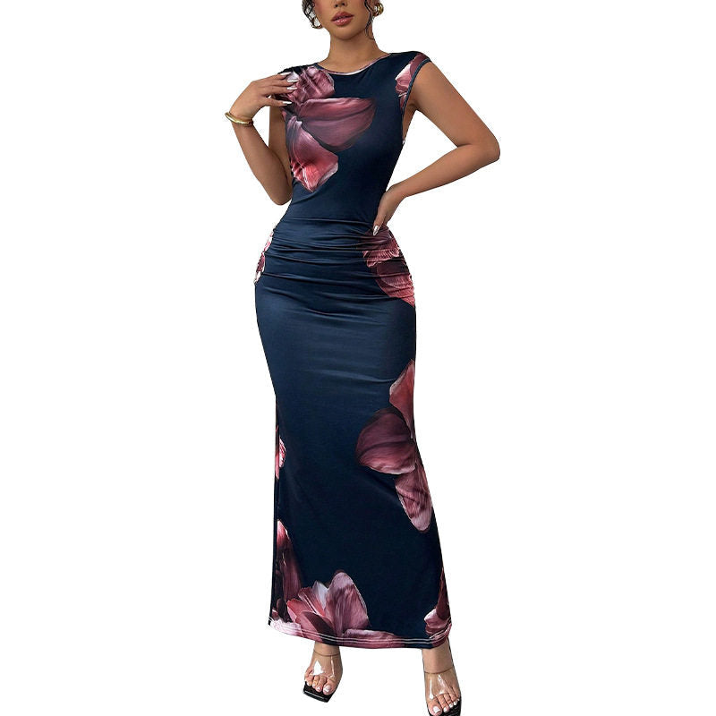 Slim Fit Sleeveless Bodycon Long Dress