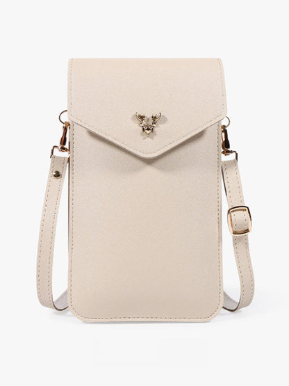 7 Colors Simple Solid Color PU Sling Bag