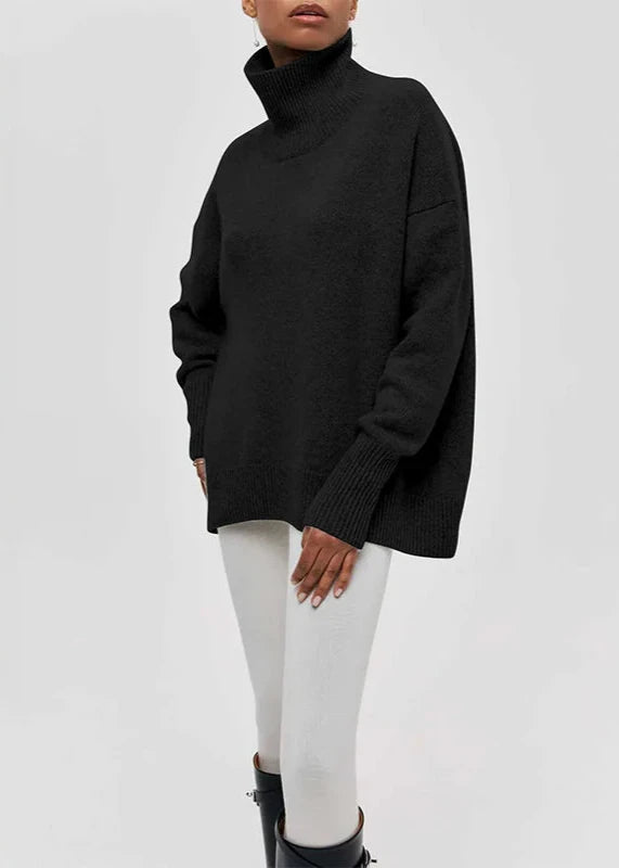 Cozy Chic Wool Turtleneck Pullover Sweater