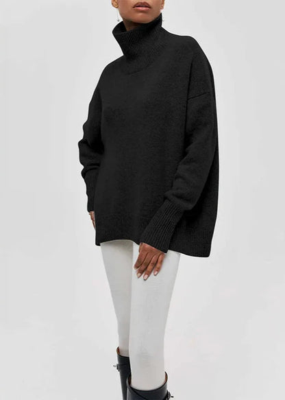 Cozy Chic Wool Turtleneck Pullover Sweater
