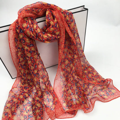 Scarvii - Daisy Print Scarf - Cool &amp; Soft