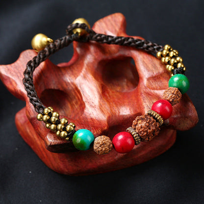 New Tibetan Ethnic Jewelry Hand-Woven Nepal Pearl Retro Bracelet