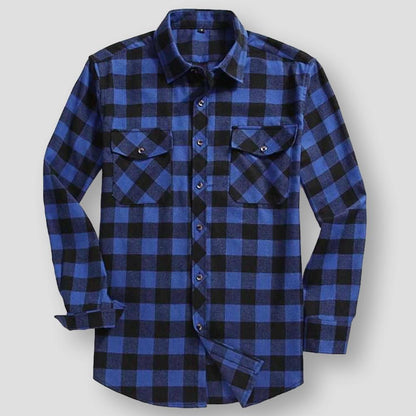 Saint Morris Plaid Flannel Shirt