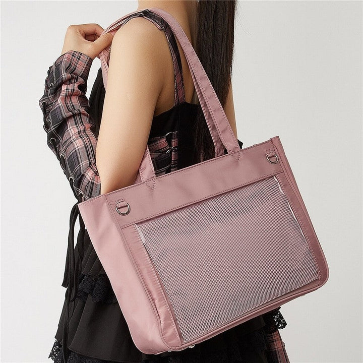 Gray Tote Bag