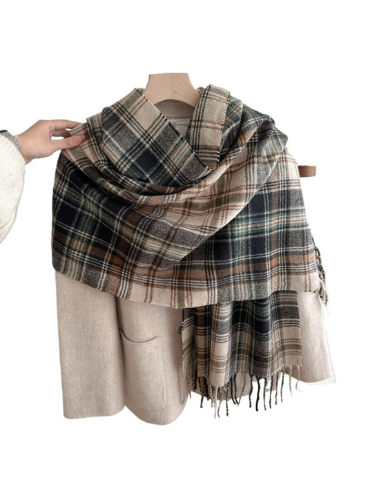 Scarvii - Plaid Winter Scarf Shawl for Women