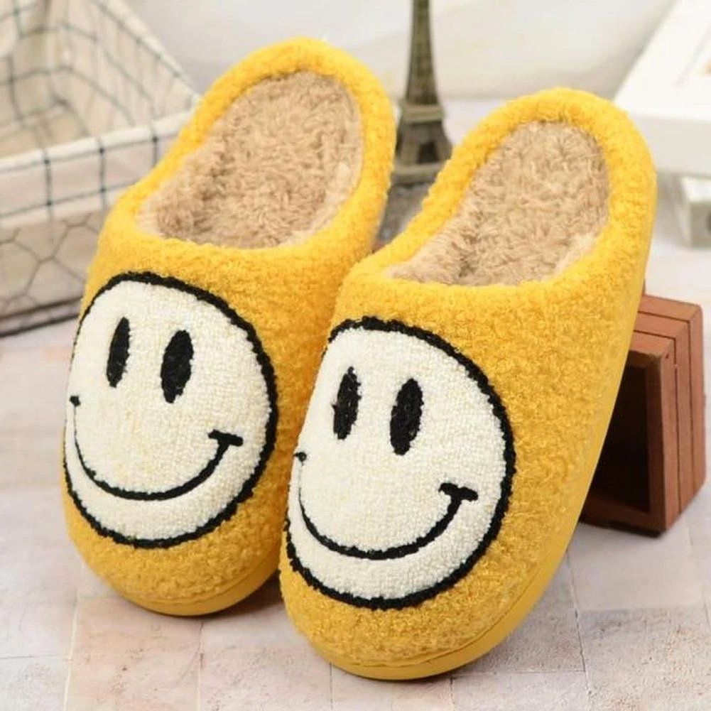 Saint Morris Fluffy Smiley Slippers