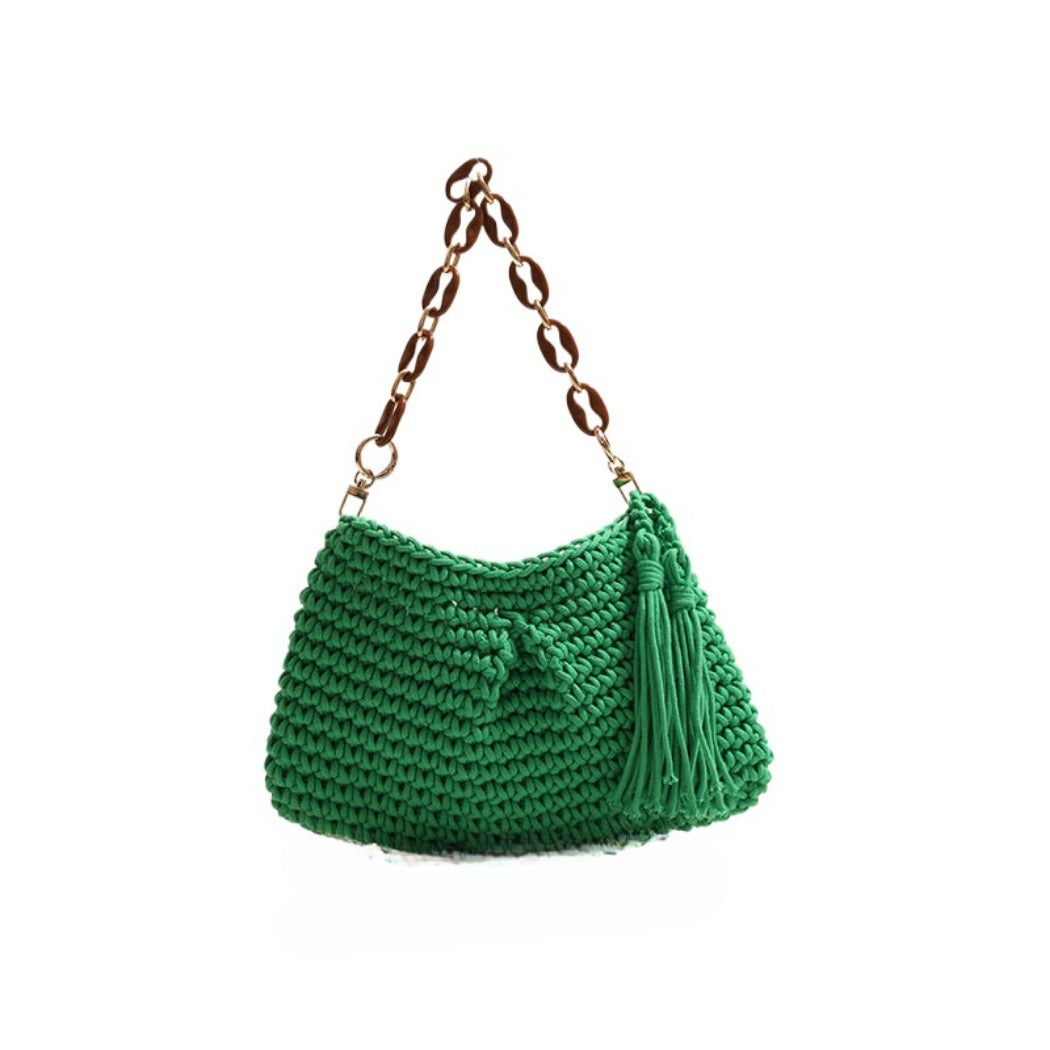 Cosbai - Classic Soft Crochet Sling Bag - Color Available