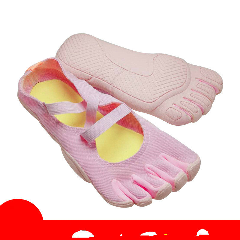 Five Finger Shoes Sports Fitness Breathable Anti-Skid Wear-Resistant Professional Dance Yoga Indoor Special Five Toe Shoes