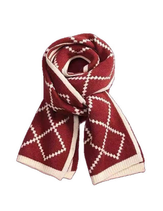 Minimalist Soft Warm Knit Scarf
