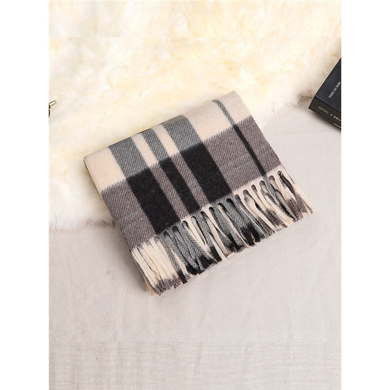 Classic Unisex Plaid Scarf