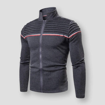 Saint Morris Concord Pleated Cardigan