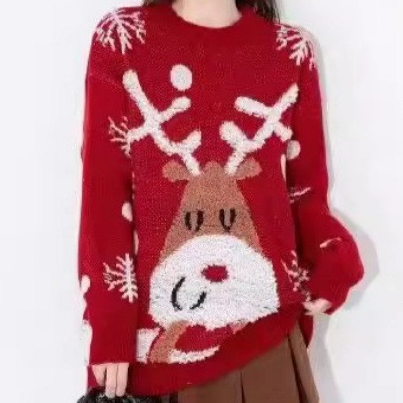 Loose Jacquard Sweater