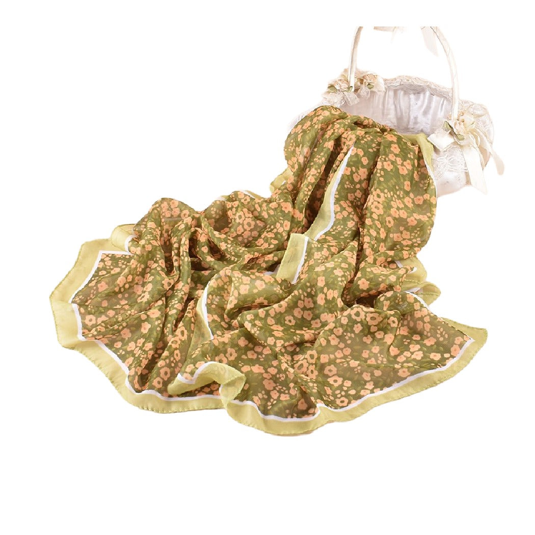 Scarvii - Fashion Floral Soft Scarf - Elegant &amp; Pretty