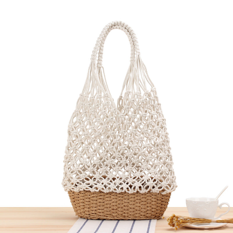 Crochet Market Bag Casual Woven Bag