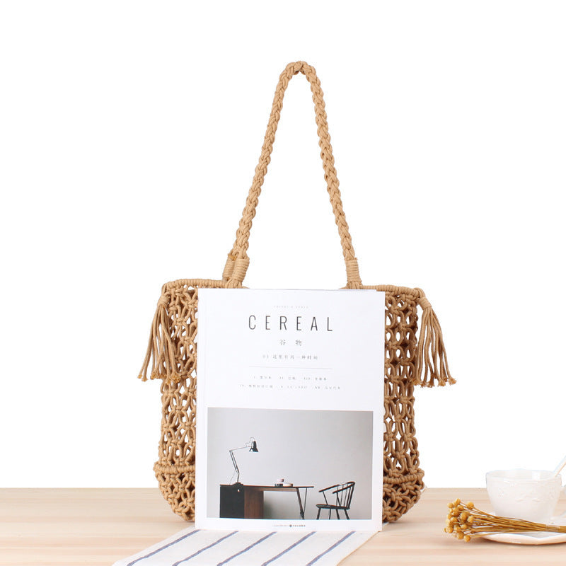 Crochet Market Bag Mesh Woven Bag