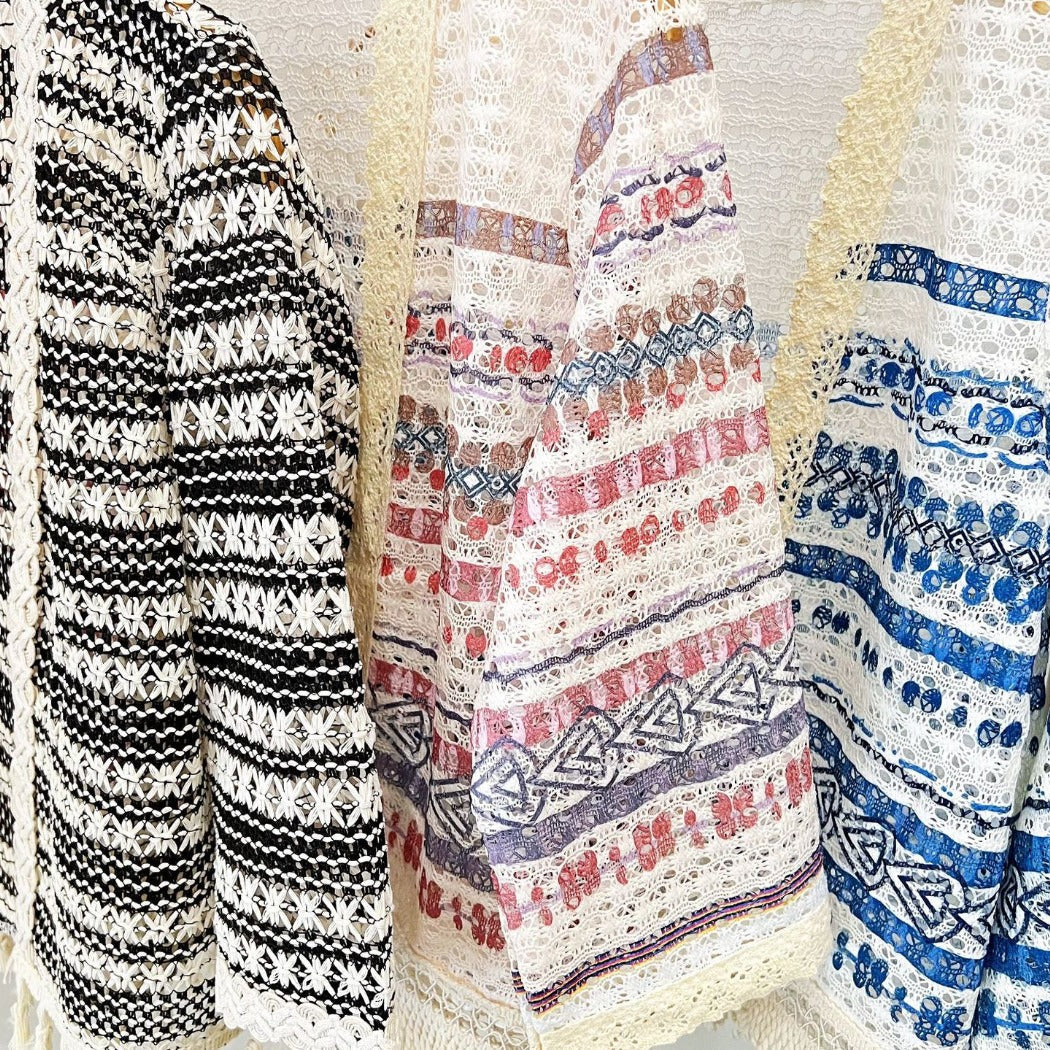 Crosa - Boho Knit Cardigan Cover-Up – Stylish &amp; Cozy