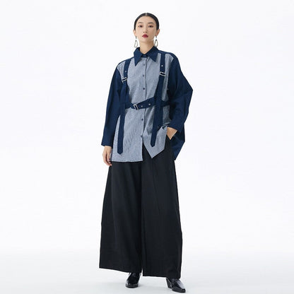 Contrast Relaxed Fit Shirt