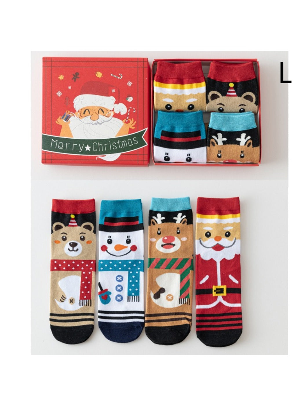 Rufia - Christmas Socks Gift Box Set - Cute &amp; Festive