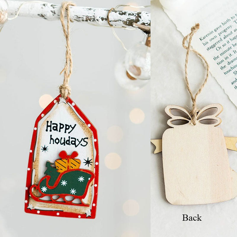 Cute Merry Christmas Tree Wall Hanging