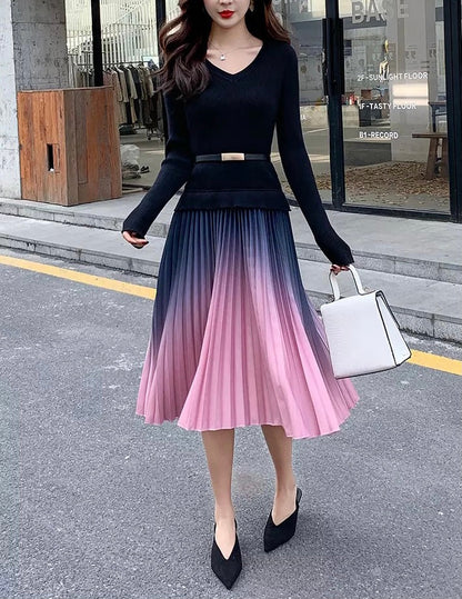 Natalie Gradient Dress