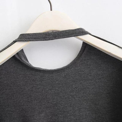 2018 New Arrival Women Sexy Leak Back Hanging Neck T-Shirt