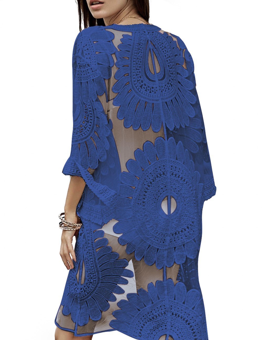 2018 New  Arrival Sun Flower Tassel Bikini Blouse