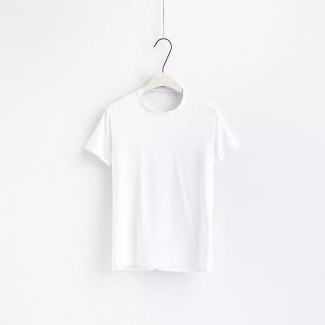 2018 New Arrival Women Sexy Leak Back Hanging Neck T-Shirt