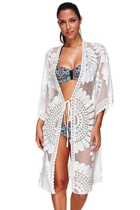 2018 New  Arrival Sun Flower Tassel Bikini Blouse