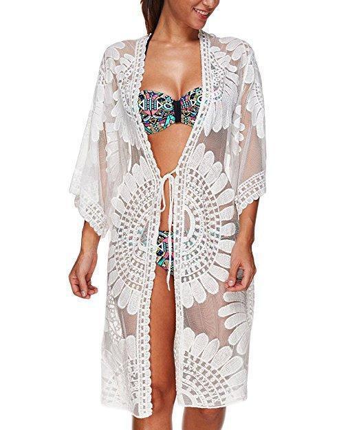 2018 New  Arrival Sun Flower Tassel Bikini Blouse
