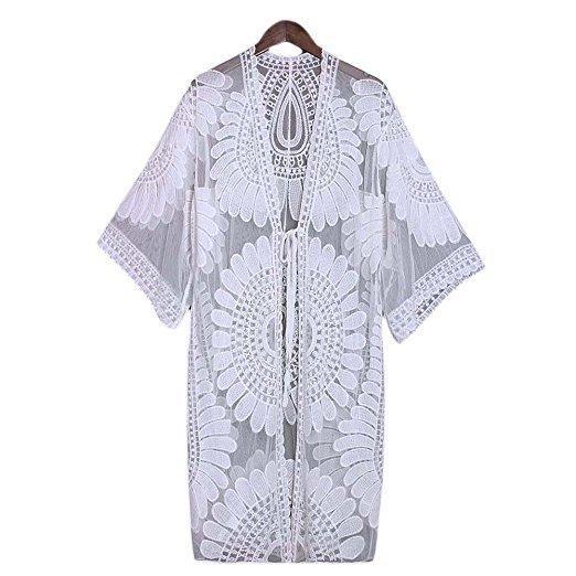 2018 New  Arrival Sun Flower Tassel Bikini Blouse
