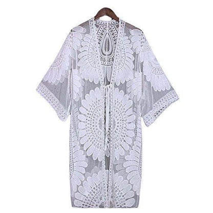 2018 New  Arrival Sun Flower Tassel Bikini Blouse