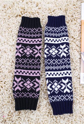 Half Refers To The Warm Knit Typing Women S Thick Wool Half Palm Gloves - 5