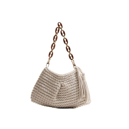 Cosbai - Classic Soft Crochet Sling Bag - Color Available