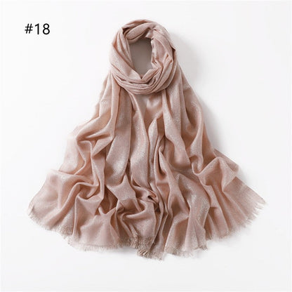 Lightweight Breathable Solid Color Scarf