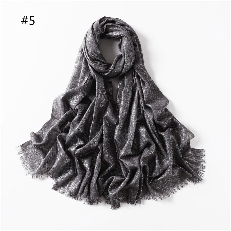 Lightweight Breathable Solid Color Scarf