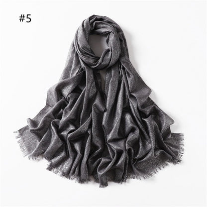 Lightweight Breathable Solid Color Scarf