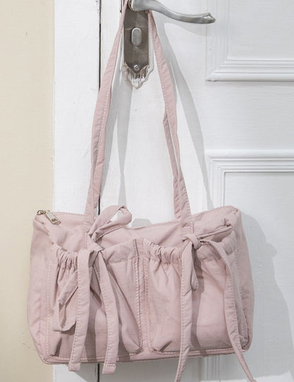 Bow Knot Sweet Casual Simple Shoulder Bag