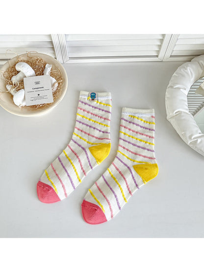 Rufia - Playful Cartoon Crew Socks