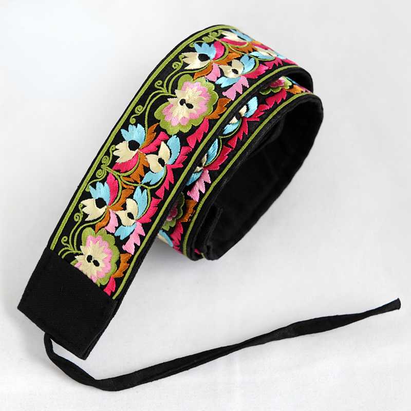 Colorful Embroidery, Wide Waistband, Women'S Decorative Ethnic Style Clothing, Dress, Women'S Waist, Versatile Slim Fitting Belt
