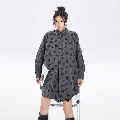 Fashionable Loose Midi Dress