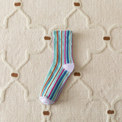 Rufia - Bohemian Vertical Striped Socks