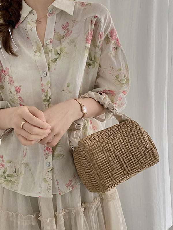 Vintage Weave Handbag Bags Accessories