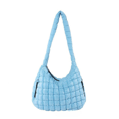 Solid Color Cloud Bag Large Capacity Shoulder Bag
