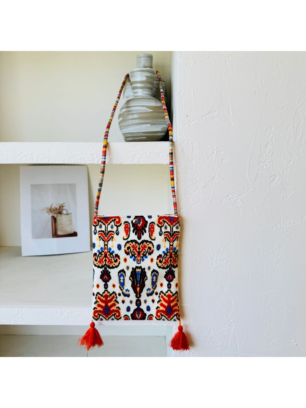 Cosbai - Bohemian Knitted Crossbody Bag