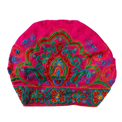Tibetan Ethnic Embroidered Headscarf Hat Leisure Retro Embroidered Hat