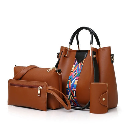 Fashion Four-Piece Mother Bag Handheld One Shoulder Messenger Bag