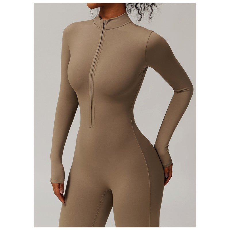 Solid Color Fleece Fitted Bodysuit