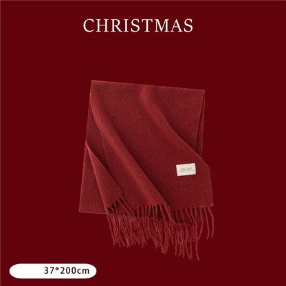 Warm Classic Christmas Festival Winter Shawl Scarves