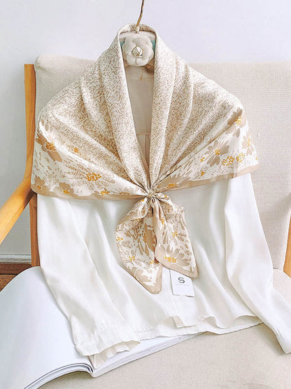 Flower Print Scarf