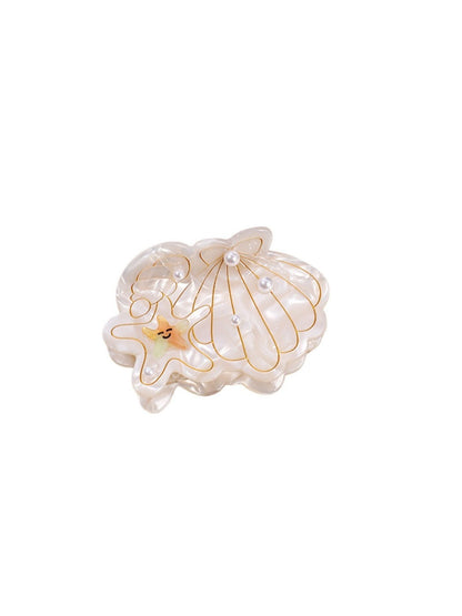 Clio - Ocean Seashell-Shaped Hair Clips